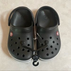 NWT Black Crocs